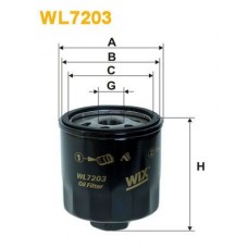 Φίλτρο λαδιού VW NEW BEETLE 2005 - 2011 ( 9C1 ) WIX FILTERS WL7203