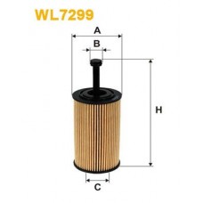 Φίλτρο λαδιού PEUGEOT 106 1996 - 2003 WIX FILTERS WL7299