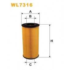 Φίλτρο λαδιού MERCEDES E CLASS 1996 - 1999 ( W210 ) WIX FILTERS WL7316