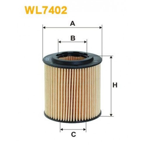 Φίλτρο λαδιού SUZUKI SX4 2011 - 2013 ( RW ) WIX FILTERS WL7402