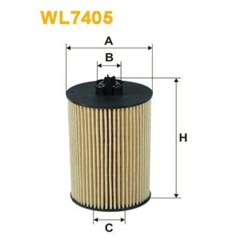 Φίλτρο λαδιού MERCEDES A CLASS 2004 - 2008 ( W169 ) WIX FILTERS WL7405