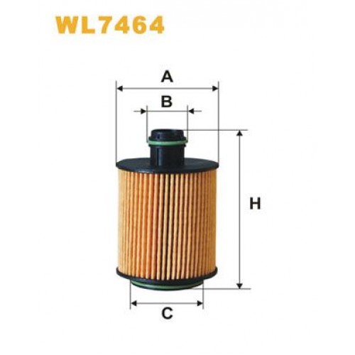 Φίλτρο λαδιού SUZUKI SX4 2011 - 2013 ( RW ) WIX FILTERS WL7464