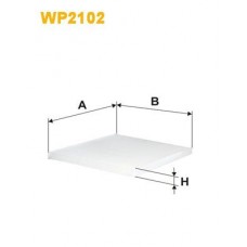 Φίλτρο αέρα εσωτερικού χώρου KIA RIO 2011 - 2014 WIX FILTERS WP2102