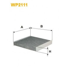 Φίλτρο αέρα εσωτερικού χώρου RENAULT CLIO 2013 - 2016 WIX FILTERS WP2111