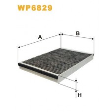 Φίλτρο αέρα εσωτερικού χώρου OPEL ASTRA 2004 - 2007 ( H ) WIX FILTERS WP6829