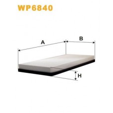Φίλτρο αέρα εσωτερικού χώρου PEUGEOT 406 1996 - 1999 ( 8B ) WIX FILTERS WP6840
