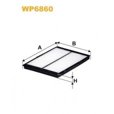 Φίλτρο αέρα εσωτερικού χώρου RENAULT MEGANE 1996 - 1998 WIX FILTERS WP6860