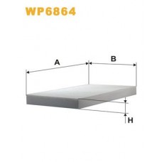 Φίλτρο αέρα εσωτερικού χώρου AUDI 100 1982 - 1991 ( 44 ) ( 44Q ) ( C3 ) WIX FILTERS WP6864