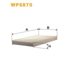 Φίλτρο αέρα εσωτερικού χώρου FIAT BRAVA 1995 - 2003 ( 182 ) WIX FILTERS WP6870