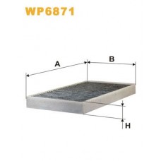 Φίλτρο αέρα εσωτερικού χώρου FIAT BRAVA 1995 - 2003 ( 182 ) WIX FILTERS WP6871