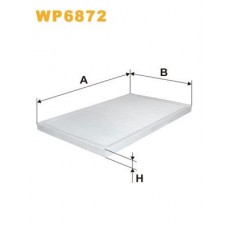 Φίλτρο αέρα εσωτερικού χώρου AUDI A6 1994 - 1997 ( 4A ) WIX FILTERS WP6872