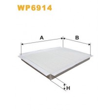 Φίλτρο αέρα εσωτερικού χώρου MERCEDES A CLASS 2001 - 2004 ( W168 ) WIX FILTERS WP6914