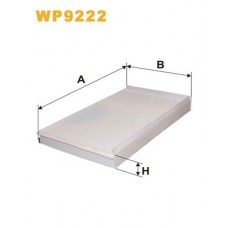 Φίλτρο αέρα εσωτερικού χώρου MERCEDES VIANO 2004 - 2010 ( W639 ) WIX FILTERS WP9222