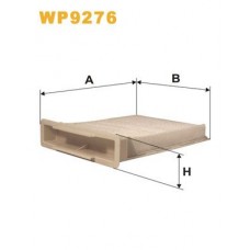 Φίλτρο αέρα εσωτερικού χώρου TOYOTA AYGO 2005 - 2009 ( B10 ) WIX FILTERS 0