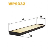 Φίλτρο αέρα εσωτερικού χώρου MERCEDES E CLASS 1985 - 1993 ( W124 ) WIX FILTERS WP9332