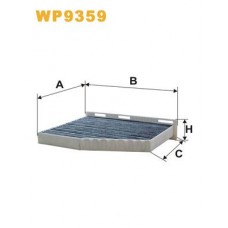 Φίλτρο αέρα εσωτερικού χώρου VW GOLF 2004 - 2008 ( Mk5 ) WIX FILTERS WP9359