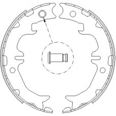 Χειρόφρενο TOYOTA RAV-4 2000 - 2003 ( XA20 ) WOKING Z4742.00