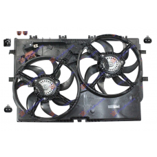 ΒΕΝΤΙΛΑΤΕΡ ΨΥΓΕΙΟΥ ΚΟΜΠΛΕ (ΔΙΠΛΟ) 3.0 ΒΕΝΖΙΝΗ - 2.0-2.3-3.0 ΠΕΤΡΕΛΑΙΟ -A/C (390mm+390mm) (2+2 pins) FIAT DUCATO 2003 - 2006 ( 244 ) MAHLE 044806480