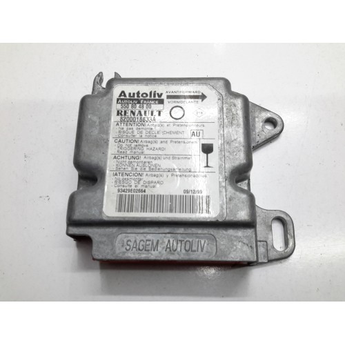 Εγκέφαλος Αερόσακων Κλειδωμένο RENAULT TWINGO 2000 - 2007 ( C06 ) 550804800