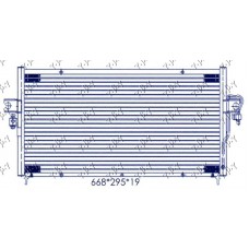 Ψυγείο A/C (Εξωτερικό) NISSAN ALMERA 1998 - 2000 ( N15 ) 016106400