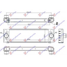 Ψυγείο Intercooler FORD TRANSIT 2006 - 2012 029706220
