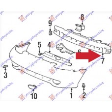 Αντιθορυβικό Προφυλακτήρα HYUNDAI ACCENT 1997 - 1999 ( UA ) ( X3 ) Εμπρός 069504900