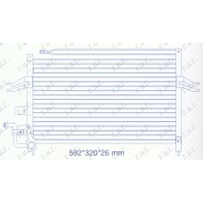Ψυγείο A/C (Εξωτερικό) HYUNDAI LANTRA 1990 - 1992 ( J1 ) 087806400
