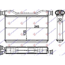 Ψυγείο Καλοριφέρ BMW 5 Series 2010 - 2014 (F10) (F11) 160006500