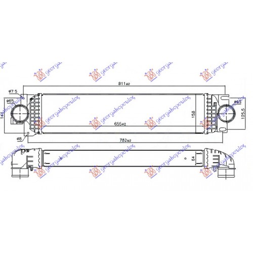 Ψυγείο Intercooler FORD EDGE 2015 - 331006200