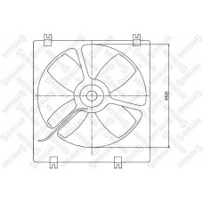 Βεντιλατέρ Νερού MITSUBISHI COLT 1996 - 1998 ( CJ ) 014906440