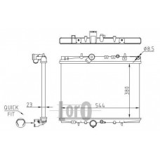 ΨΥΓΕΙΟ ΝΕΡΟΥ 2.2 HDI ΠΕΤΡΕΛΑΙΟ +A/C ΜΗΧΑΝΙΚΟ 01- (380x544) PEUGEOT 406 1999 - 2004 ( 8B ) 075606335