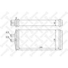 ΨΥΓΕΙΟ ΚΑΛΟΡΙΦΕΡ (M) (260x140x40) SKODA FELICIA 1994 - 1998 ( 6U1/5 ) 064906500