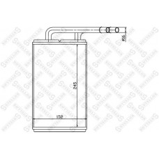 ΨΥΓΕΙΟ ΚΑΛΟΡΙΦΕΡ (BR) -AC (245x147) FORD TRANSIT 1995 - 2000 ( EA_ ) 056406510