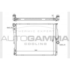 ΨΥΓΕΙΟ ΝΕΡΟΥ ΒΕΝ-ΠΕΤΡ. (58x50) ΜΗΧ/ΑΥΤ. (KOYO) BMW X3 2004 - 2007 ( Ε83 ) 031406305