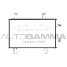 ΨΥΓΕΙΟ A/C 1.5 D ΠΕΤΡΕΛΑΙΟ (550x350x12) MAZDA CX3 2015 - 2018 507006420