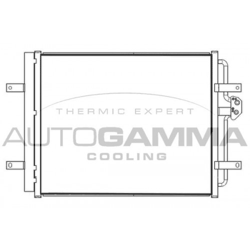 ΨΥΓΕΙΟ A/C ELECTRIC (580x441) VW GOLF 2017 - 890106410