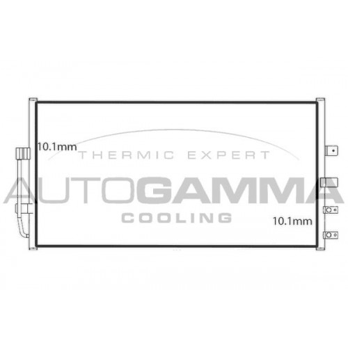 ΨΥΓΕΙΟ A/C 2.5 ΠΕΤΡΕΛΑΙΟ Μ/Α (696x344x16) NISSAN MURANO 2008 - 2011 ( Z51 ) 035706420