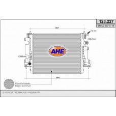 ΨΥΓΕΙΟ ΝΕΡΟΥ 0.9 TURBO ΒΕΝΖΙΝΗ ΜΗΧΑΝΙΚΟ (480x400x16) SMART FORTWO 2014 - 549106320