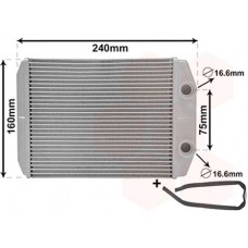 ΨΥΓΕΙΟ ΚΑΛΟΡΙΦΕΡ (BR) +/-AC (160x190x26) LANCIA YPSILON 2012 - 2015 460006510
