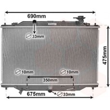 ΨΥΓΕΙΟ 2,2 ΠΕΤΡΕΛΑΙΟ (72,8x42,5x27) Μ/Α MAZDA CX5 2012 - 2017 505006315