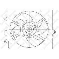 Βεντιλατέρ Νερού VOLVO S40 1995 - 2000 ( VS ) 060006450