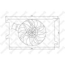 Βάση Βεντιλατέρ (Κόθρος) OPEL SIGNUM 2003 - 2006 027106460