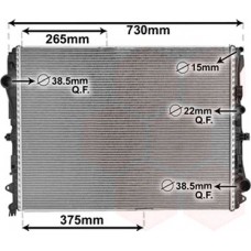ΨΥΓΕΙΟ ΝΕΡΟΥ ΒΕΝΖΙΝΗ-ΠΕΤΡΕΛΑΙΟ ΑΥΤΟΜΑΤΟ (640x500x26) MERCEDES S CLASS 2017 - ( W222 ) 530206300