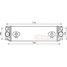 ΨΥΓΕΙΟ INTERCOOLER ΠΕΤΡΕΛΑΙΟ (640x200x64) ΚΟΛΑΡΑ ΚΟΥΜΠΩΤΑ MERCEDES SPRINTER 2013 - 2018 539006210