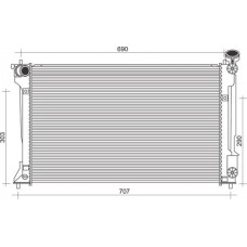ΨΥΓΕΙΟ ΝΕΡΟΥ 2.0 16v VVTi ΜΗΧΑΝΙΚΟ ΒΕΝΖΙΝΗ (625x390) (KOYO) TOYOTA AVENSIS 2003 - 2006 ( T250 ) 023206315