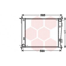 ΨΥΓΕΙΟ ΝΕΡΟΥ 1.6 CRDi ΠΕΤΡΕΛΑΙΟ ΜΗΧΑΝΙΚΟ (480x415x16) KIA SOUL 2013 - 2017 422106310