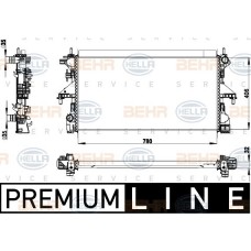 ΨΥΓΕΙΟ ΝΕΡΟΥ 3.0 Hdi ΠΕΤΡΕΛΑΙΟ ΜΗΧΑΝΙΚΟ +AC (780x390x32) PEUGEOT BOXER 2014 - 637006330