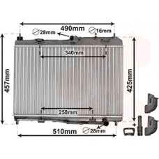 Ψυγεία Νερού FORD FIESTA 2008 - 2012 ( Mk6 )( JA8 ) 8v518005be