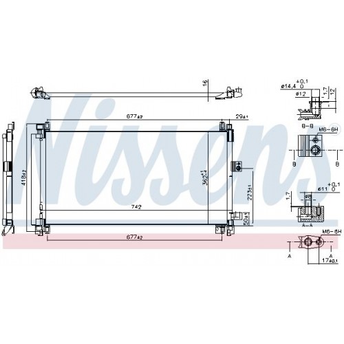 ΨΥΓΕΙΟ A/C 2.2 HDI ΠΕΤΡΕΛΑΙΟ (732x362) PEUGEOT 508 2014 - ( F/L ) 630106340