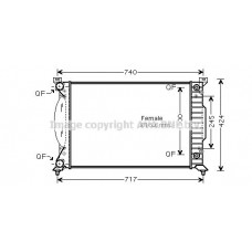 ΨΥΓΕΙΟ ΝΕΡΟΥ 1.8 T -2.0 TFSi ΒΕΝΖΙΝΗ - 2.0 TDi ΠΕΤΡΕΛΑΙΟ ΑΥΤΟΜΑΤΟ (630x410) SEAT EXEO 2009 - 2013 ( 3R ) 044606310